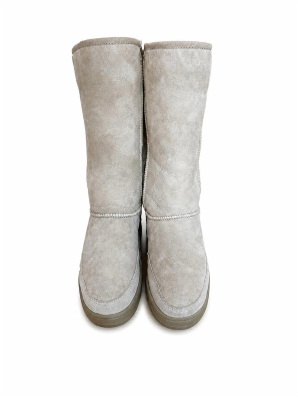 Women's Uggs Ultra Tall Suede Winter Boots - Cream Color